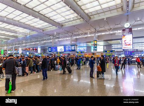 View of Hongqiao Railway Station, Shanghai, China, Asia Stock Photo - Alamy