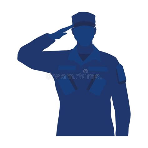 Silhouette of a US Army Man Stock Vector - Illustration of hero, army: 219969168