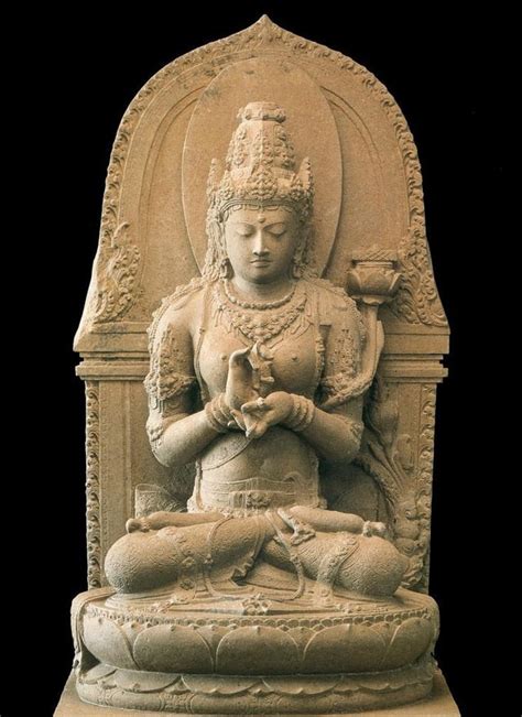 Indonesian Sculpture of Prajnaparamita "The Female Form of Transcendental Wisdom" and "The ...