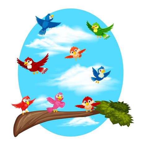 Cartoon Flying Bird Clip Art