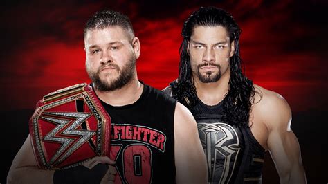 WWE Universal Champion Kevin Owens vs. Roman Reigns (No ...