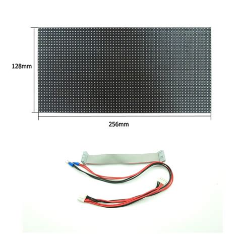 Lumen Indoor P4 RGB Led Display Module 256128mm 32X64 Pixel ...