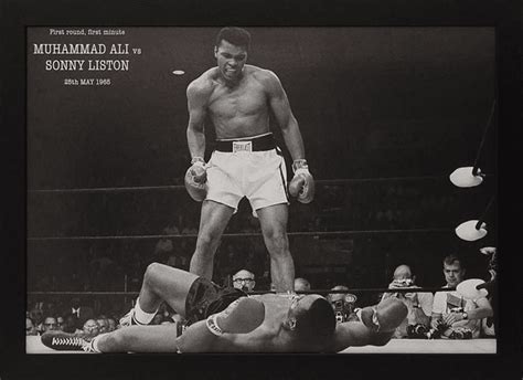 'Ali vs Liston, May 1965' Framed Artwork | CAVES