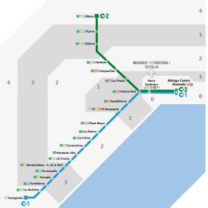 Mapa Cercanias Malaga | Mapa