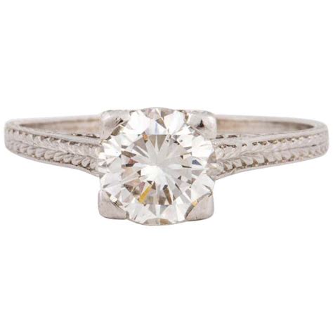 Art Deco Solitaire Rings - 326 For Sale at 1stdibs