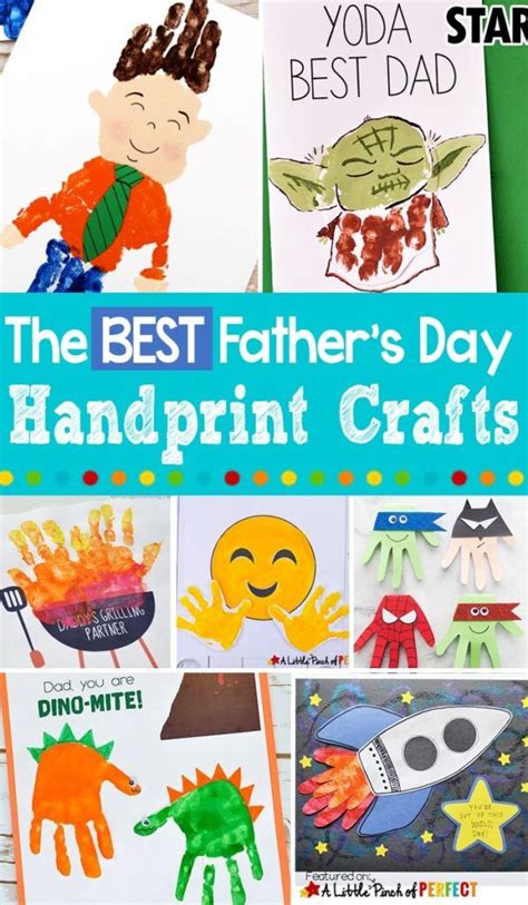 The best Father’s Day handprint craft ideas are all right here for your kids to make for Dad ...