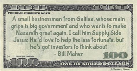 Bill Maher: Supply Side Jesus' Investors - Money Quotes DailyMoney ...