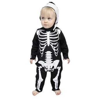 Amazon.com: Infant Baby Skeleton Halloween Costume (Sz:12-18M): Clothing