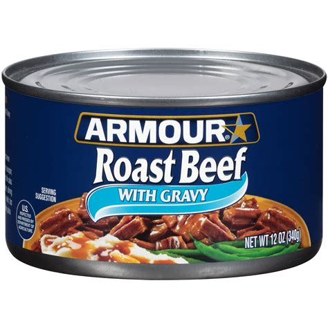 Armour Roast Beef With Gravy 12 Oz Can - Beef Poster