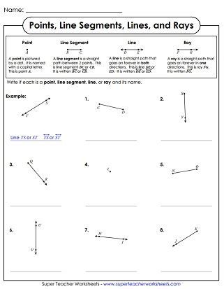 Congruent Lines Worksheet For Grade 3 : Congruent Line Segments Worksheet Congruent Line ...