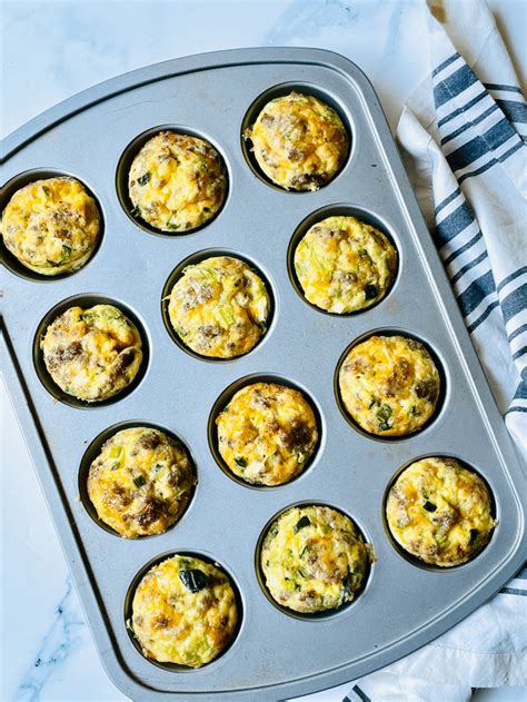 Sausage, Egg and Cheese Breakfast Muffins - Low Carb, Keto - Super Safeway