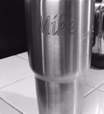 Yeti Cup Engraving | Personalized Yeti Cups | Gray Laser Engraving