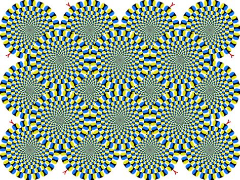 My World: Optical Illusion - Rotating Snakes - The secret behind it