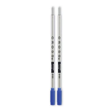 Cross Refills for Cross Ballpoint Pens, Bold Conical Tip, Blue Ink, 2/Pack | OfficeSupply.com