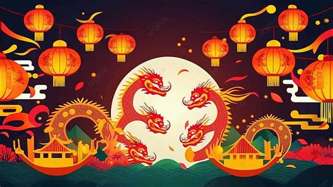 Dragon Boat Festival Lantern Background, Dragon Boat Festival, Dragon Boat, Lantern Background ...