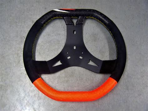 Go Kart - CRG Genuine Flat Top And Bottom Steering Wheel In Orange | eBay