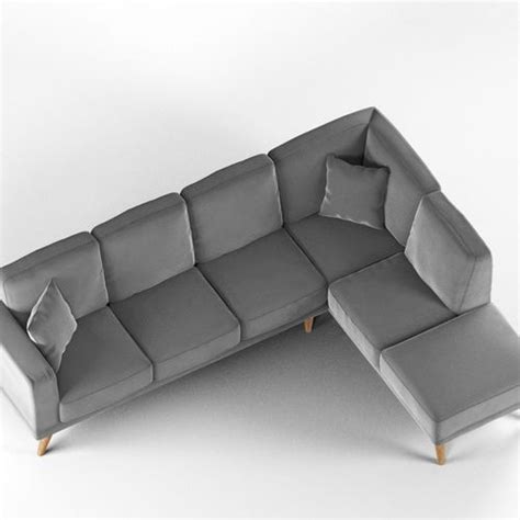 Modern L-Shaped Sofa 3D | CGTrader