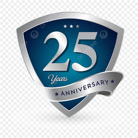 25th Anniversary Logo Vector Art PNG, 25th Anniversary Badge Logo Icon ...