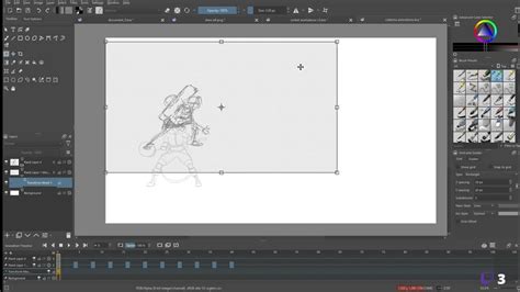 Krita Animation Tutorial - Part 8: Transform Masks for Moving Multiple Frames - YouTube