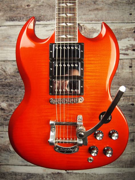 2013 Gibson SG Deluxe orange metallic burst