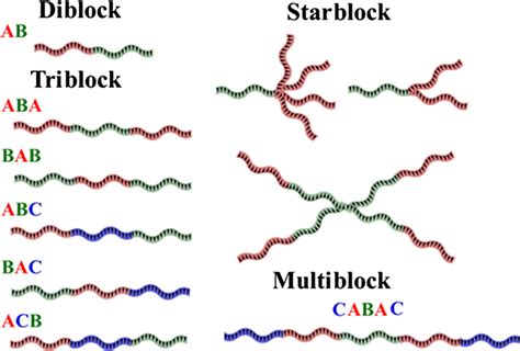 The different types of block copolymers | Download Scientific Diagram