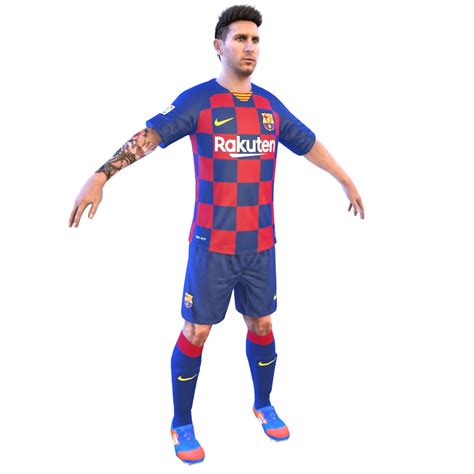 Messi 3D Models download - Free3D