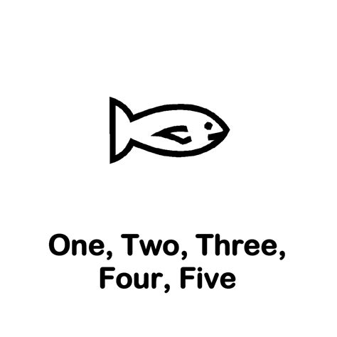 One, Two, Three, Four, Five Songsheet - Singing Hands