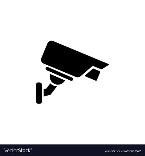 Surveillance camera or security camera icon logo Vector Image