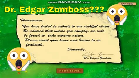 FOUND A LETTER FROM DR. EDGAR ZOMBOSS! WHO IS DR. EDGAR ZOMBOSS ...