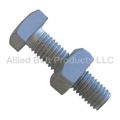 1/2" X 4" SQUARE HEAD MACHINE BOLT WITH NUT | Allied Bolt Products LLC