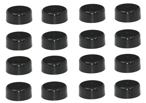 3.5" Round Black Fence Post Caps Plastic 3.5" (3 1/2") - Round Log Rai ...