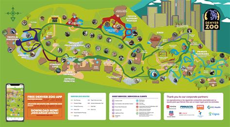 Map - Denver Zoo