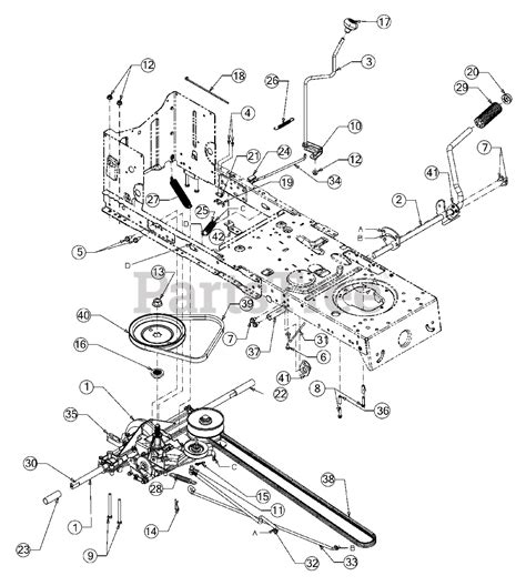 Troy-bilt Lawn Mower Parts Diagram