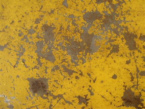 Rusting yellow metal texture - a photo on Flickriver