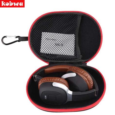 PU Leather Zipper Headphone Case Earphone Bag Protective Usb Cable Organizer Portable Earbuds ...