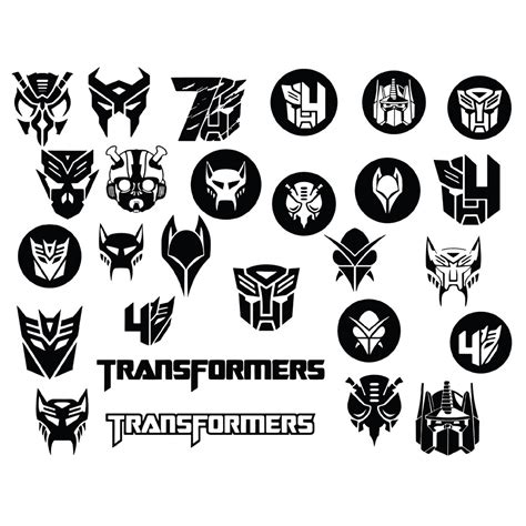 Transformers Svg, Transformer SVG Faces, Transformers Logo Layered SVG ...