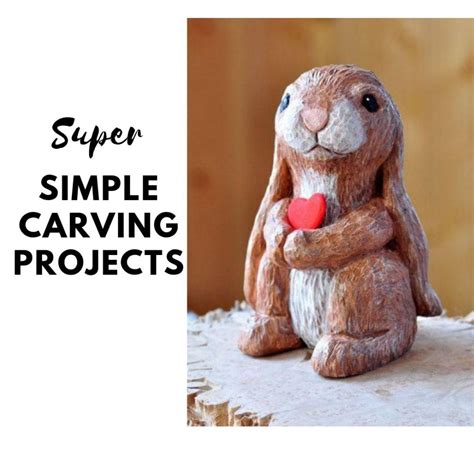 SUPER SIMPLE Wood Carving Projects for Beginners - Woodcarving4u