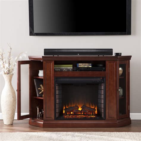 48" Claremont Convertible Media Electric Fireplace - Cherry - FE9310