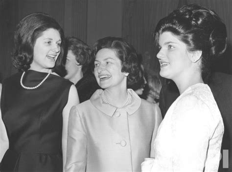 Photo: Lady Bird Johnson with her two daughters, Lynda Bird and Luci ...