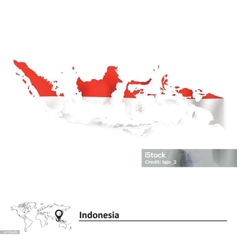 Peta Indonesia Dengan Bendera Ilustrasi Stok - Unduh Gambar Sekarang - Asia - Asia-Pasifik ...