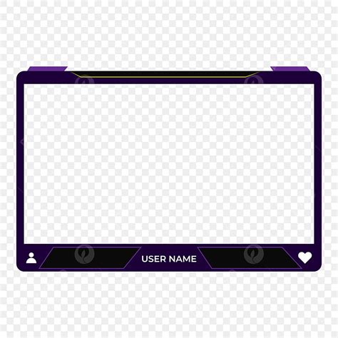 Webcam Clipart Vector, Twitch Overlay Gaming Webcam Frame Png Image, Twitch Overlay, Cyberpunk ...