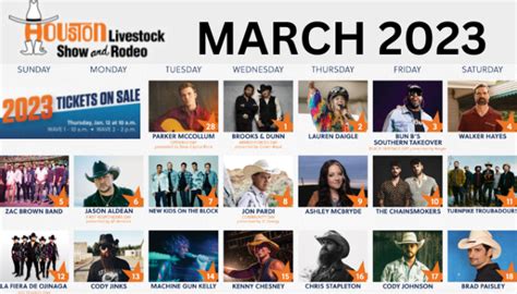 It's Back! Rodeo Houston 2023 Show And Event Announcements