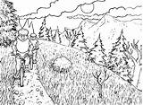 Mountains Coloring Pages  Best For Kids sketch template