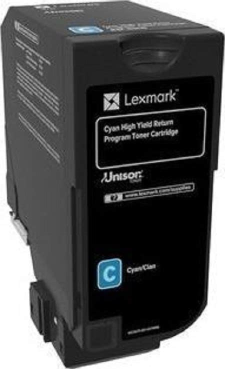 Lexmark CX725 Toner Laser Εκτυπωτή Κυανό Extra High Yield 16000 Σελίδων ...