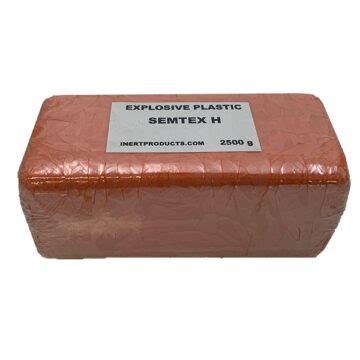 Semtex-H 2500g Demolition Block (Basic) - Inert Replica - Inert Products LLC