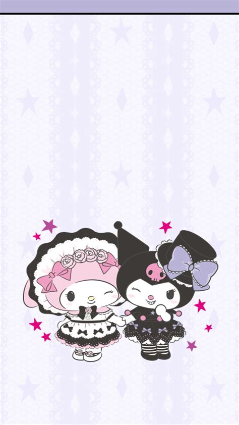 kuromi wallpaper aesthetic pc Kuromi melody sanrio hello characters melodia bonitos backgrounds ...