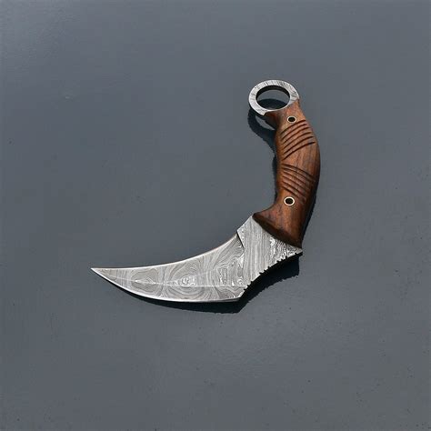 Damascus Karambit Knife // VK264 - Vision Knives - Touch of Modern