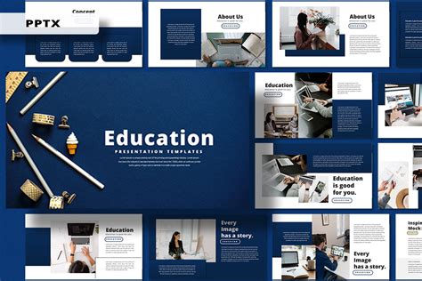 Education - PowerPoint Template Graphic by alonkelakon · Creative Fabrica