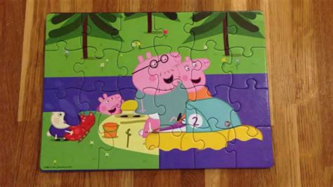 Peppa Pig 5 Jigsaw Puzzles Picture Reveal Kids Fun - YouTube