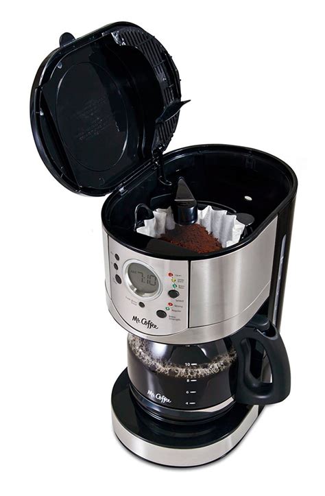 Mr. Coffee 12-Cup Programmable Coffee Brewer with Brew Strength ...